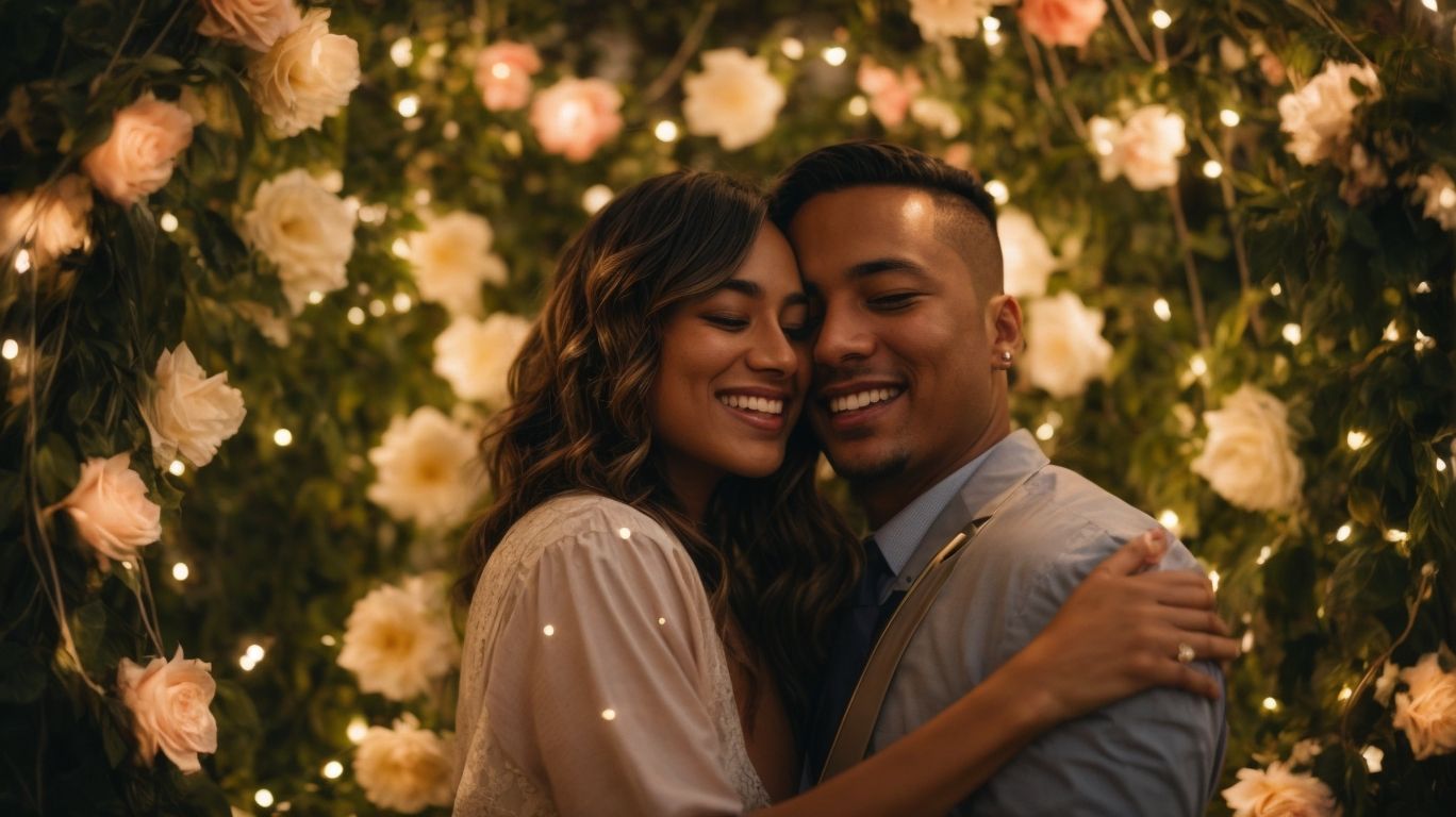 Photo booth for outdoor wedding