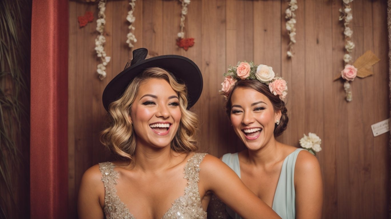 Photo booth for wedding guests
