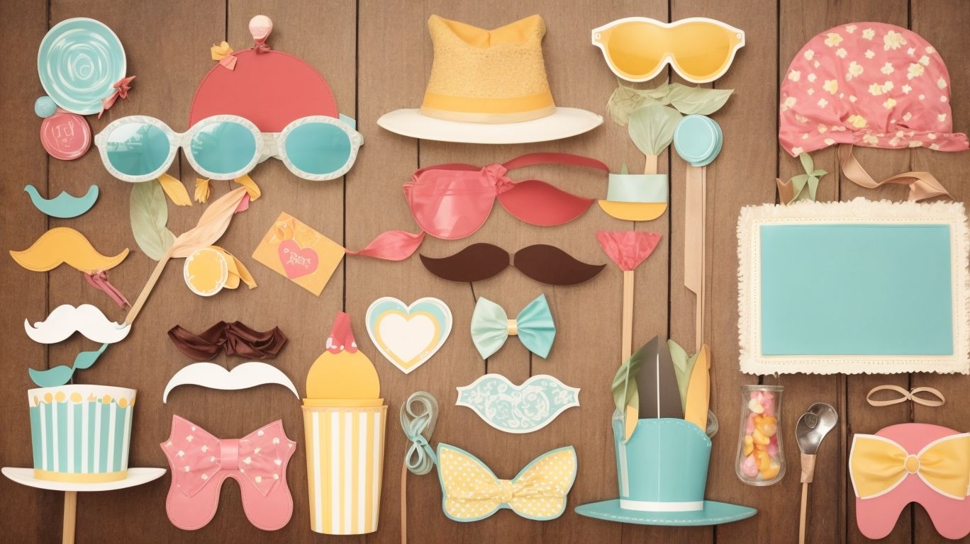 Photo booth props for baby showers