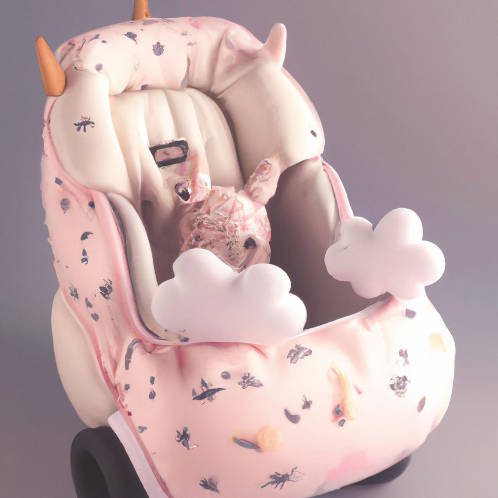 pink newborn car seat
