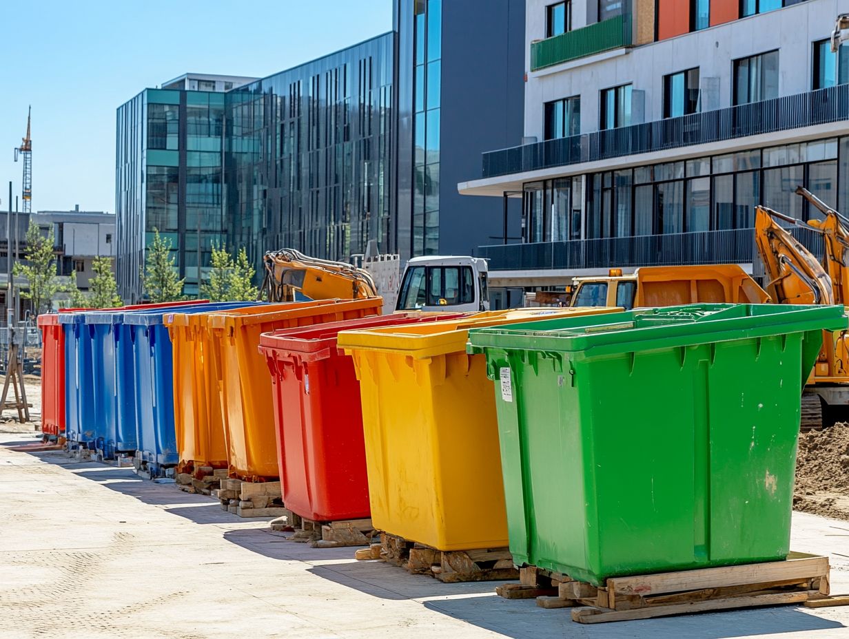 Professional and attractive dumpsters offered by NewSouth Waste for construction and real estate projects.