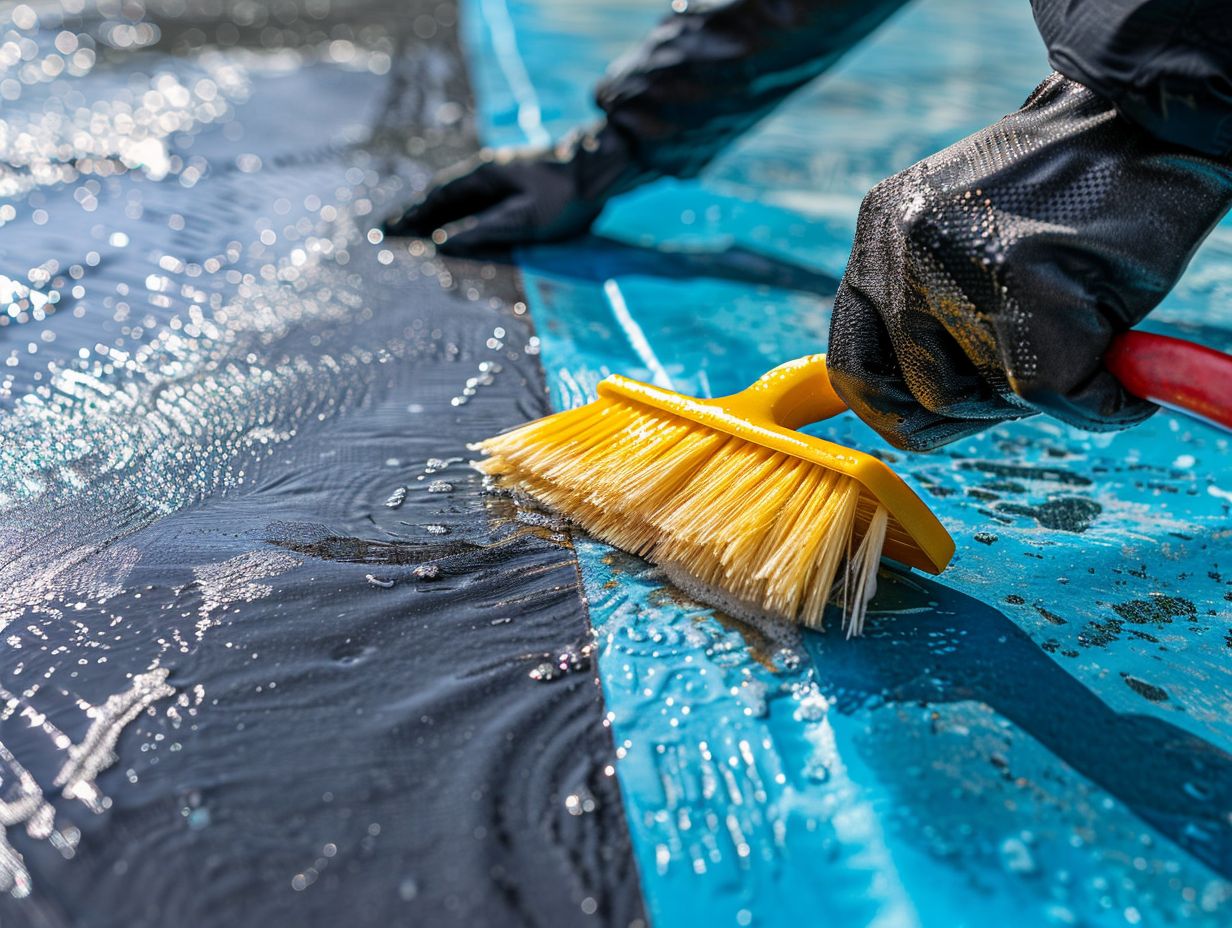 Mit welchen Hausmitteln kann der schmutzige Poolrand gereinigt werden?