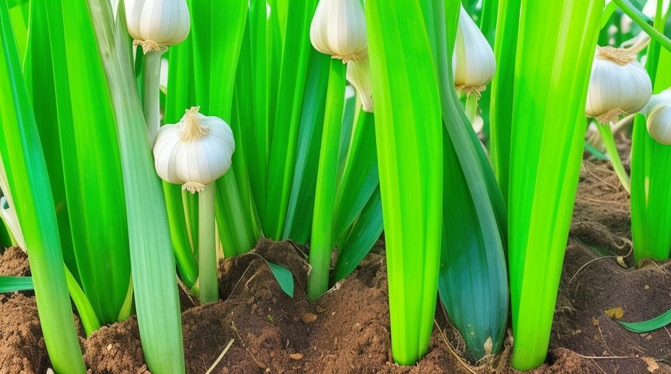 reasons for garlic leaves yellowing