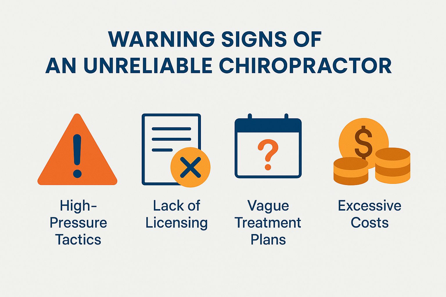 Red Flags to Watch Out For When Choosing a Chiropractor