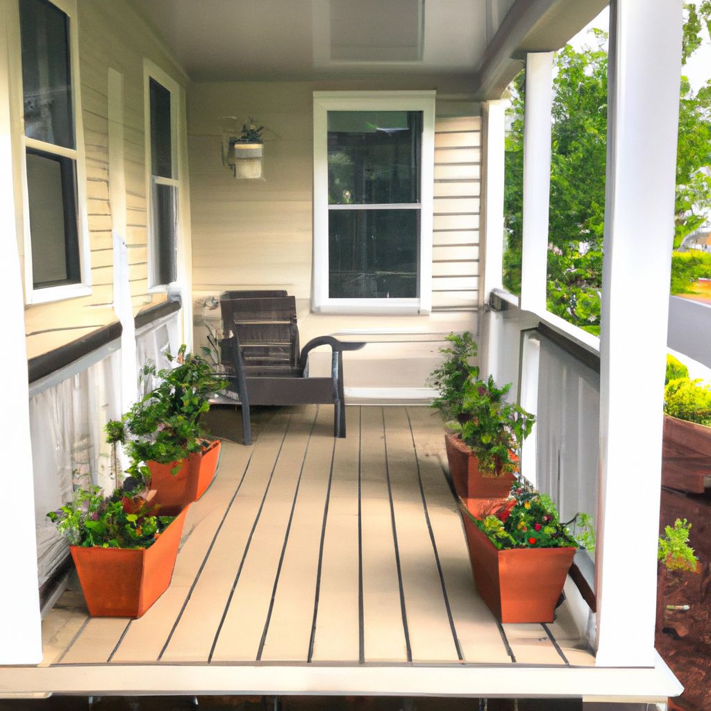 replace front porch cost