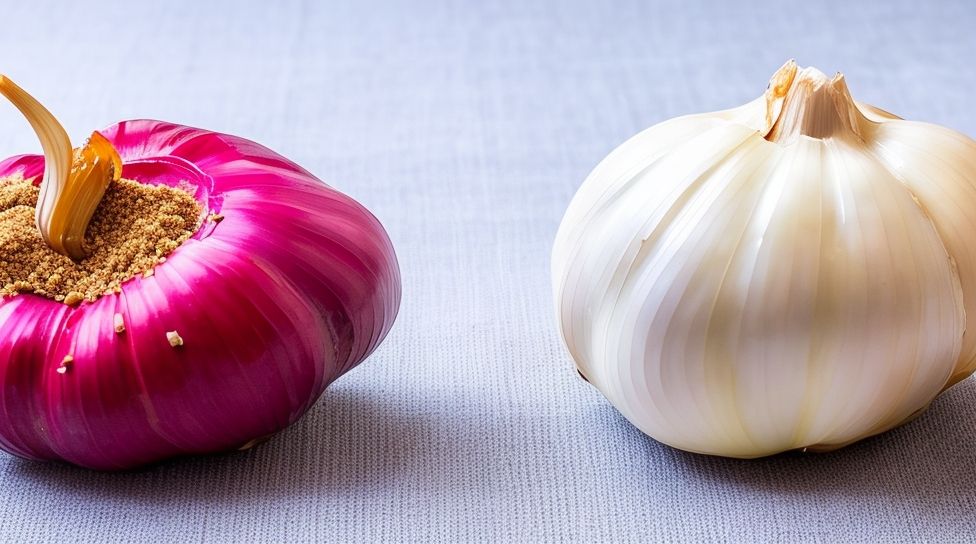 roasted garlic bulb vs raw garlic clove