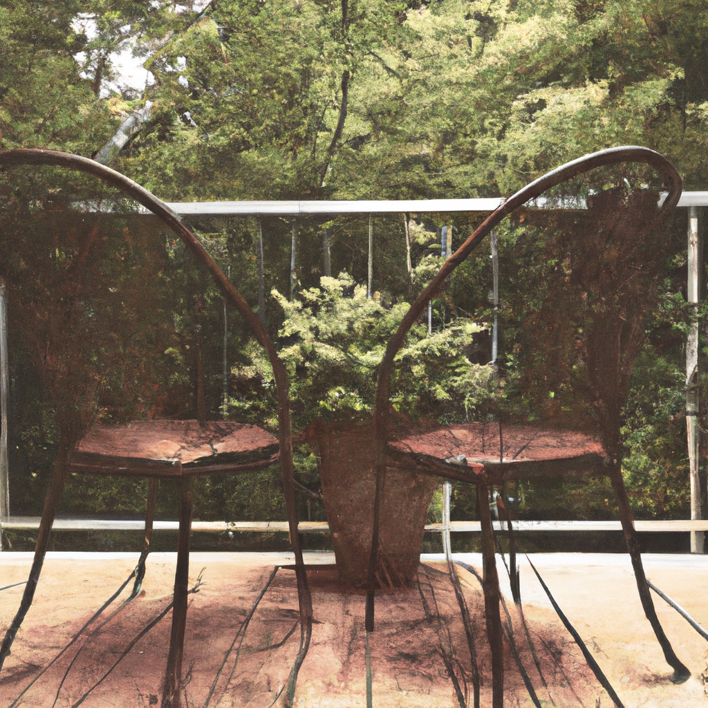 rod iron outdoor chairs