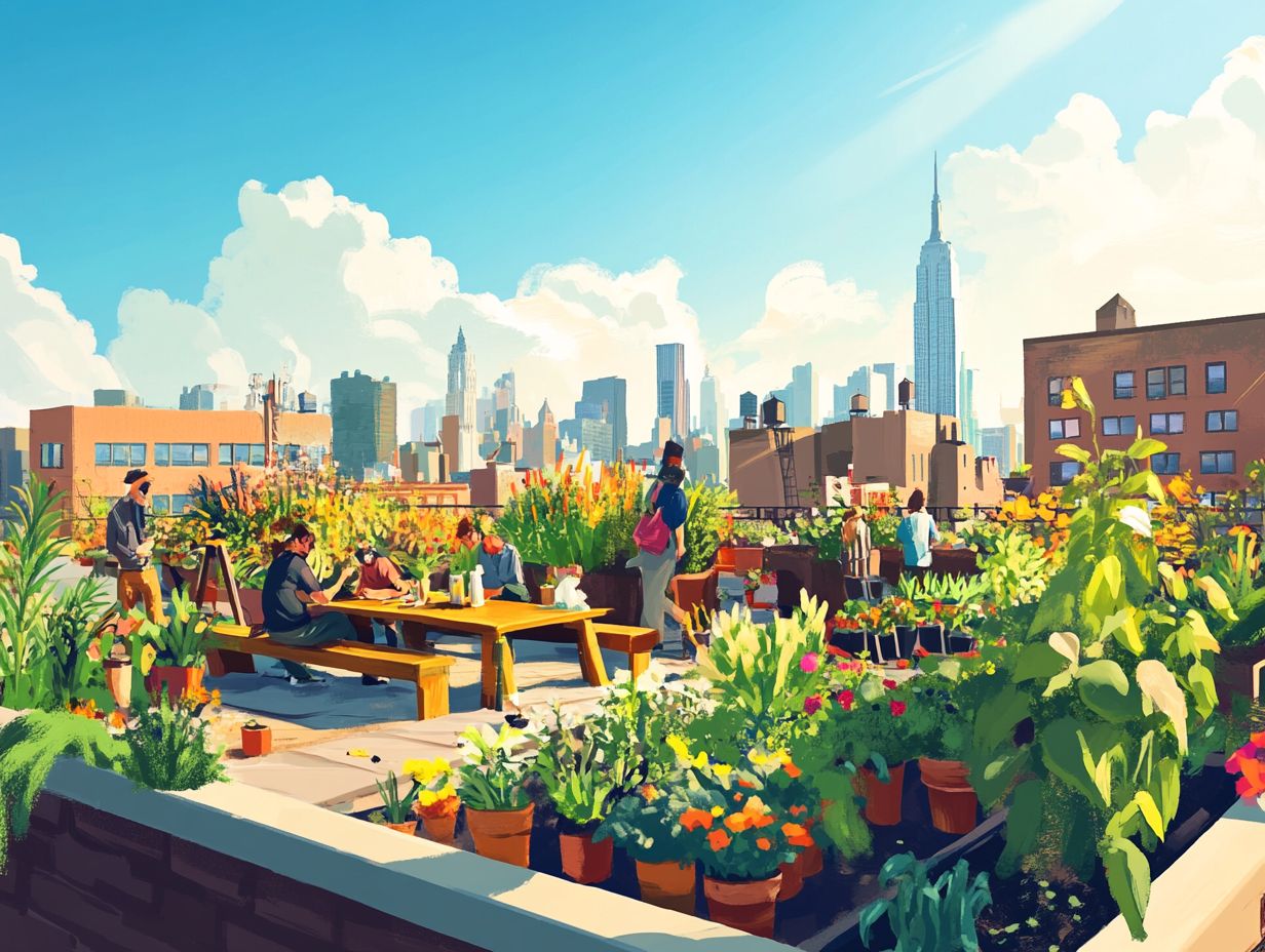 What is a roof garden and what are its benefits?
