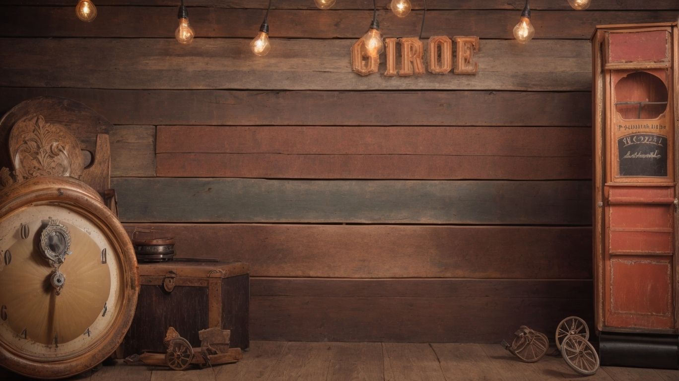 Rustic photo booth props