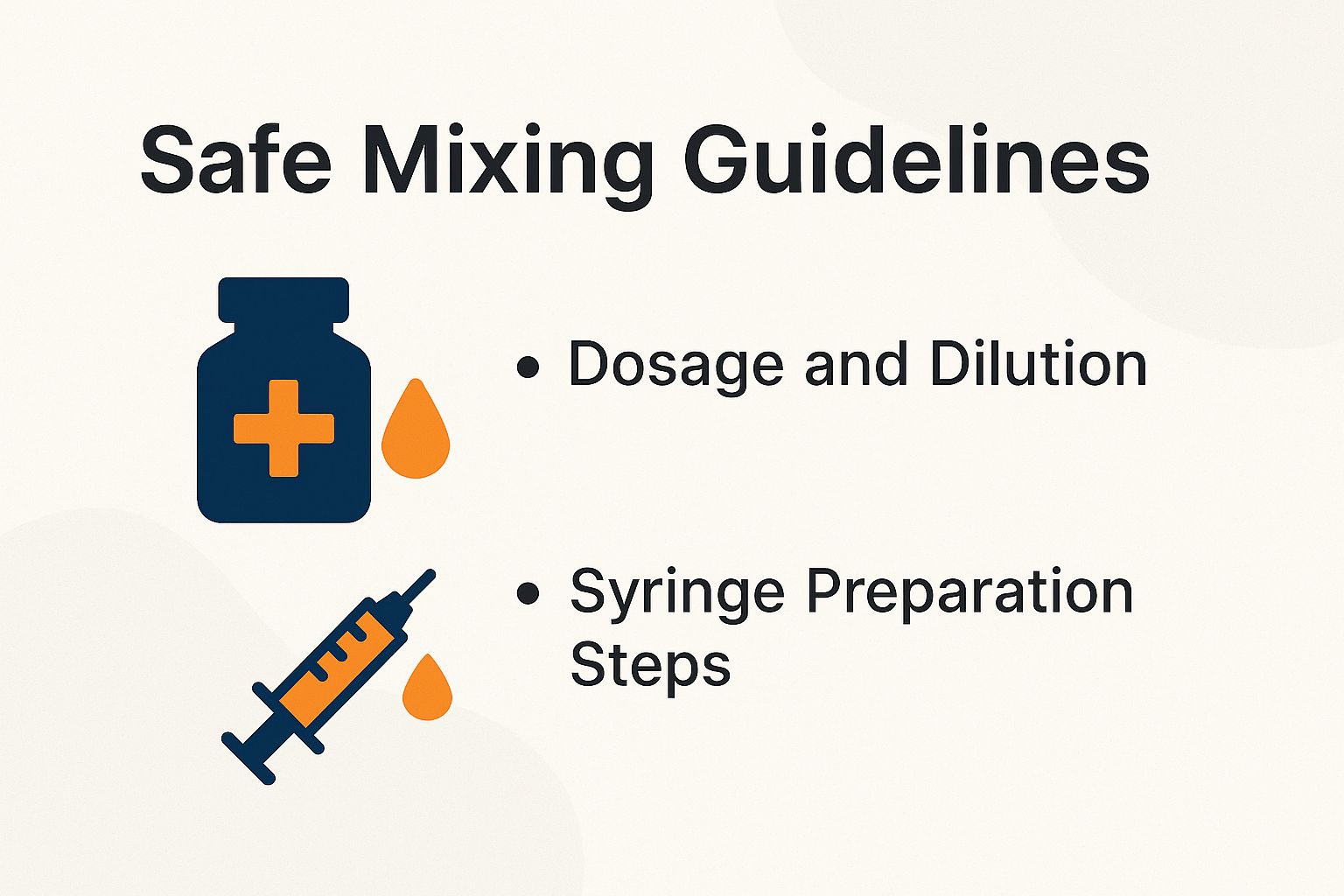 Safe Mixing Guidelines
