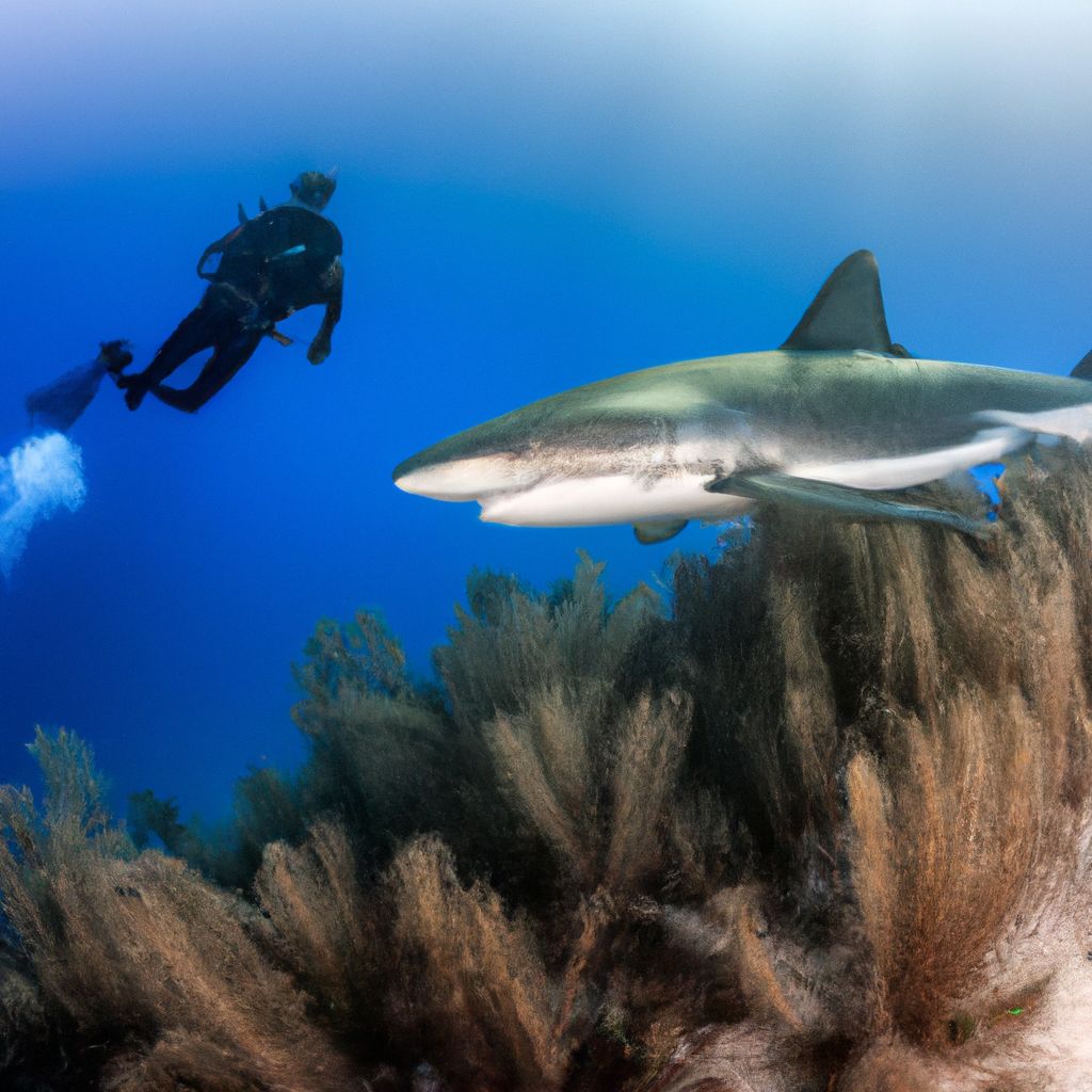 scuba diving travel great white sharks Bahamas