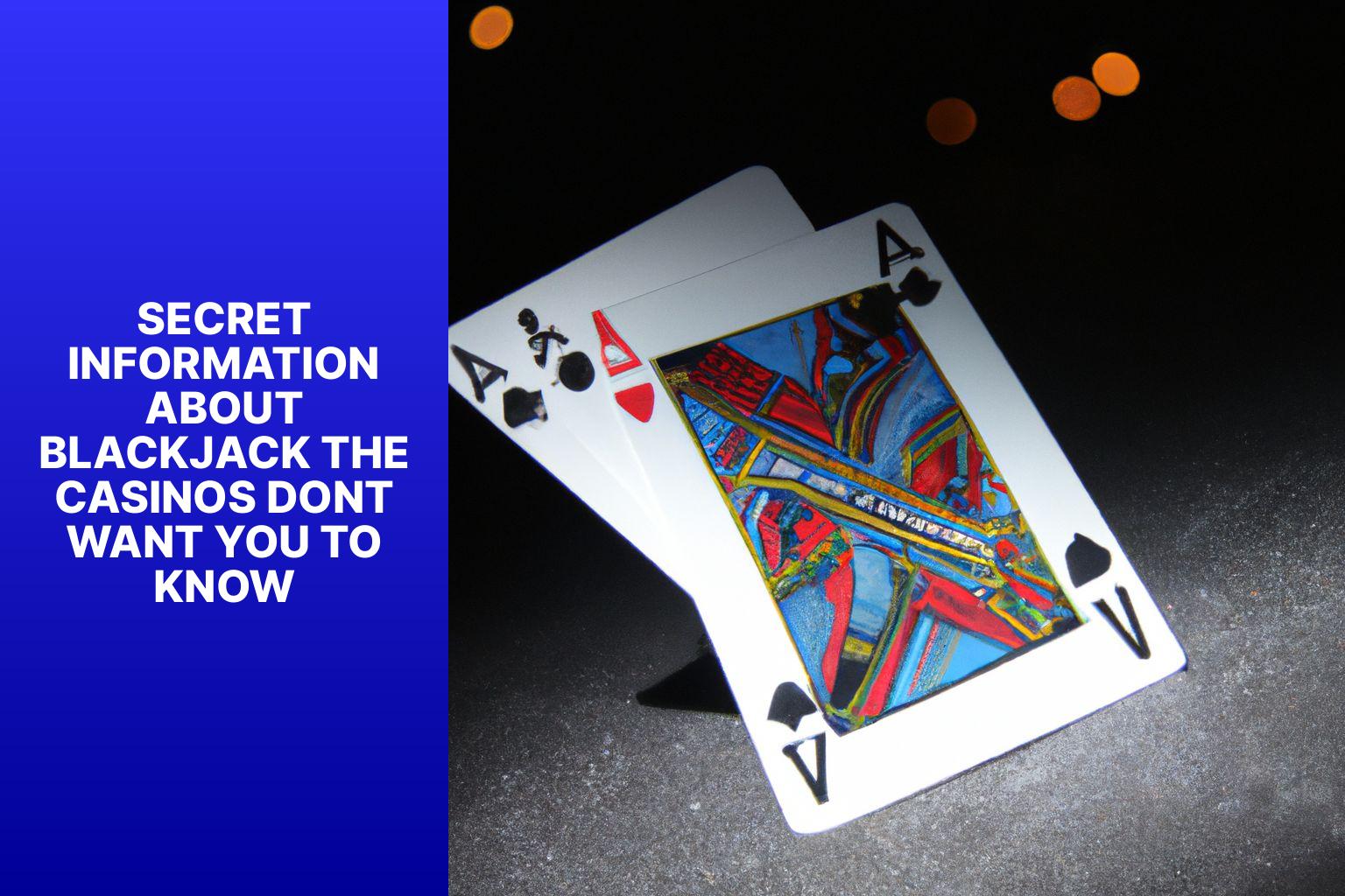 Secret Information about Blackjack the Casinos Dont Want You to Know