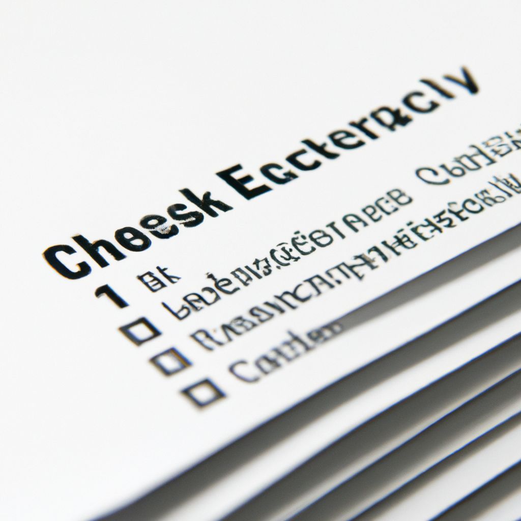 Securing Success The Essential Checklist of Documents Needed for Your Business Loan Application