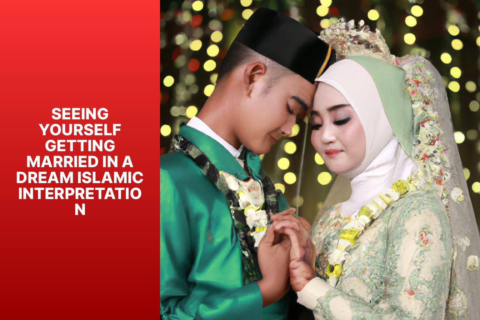 seeing yourself getting married in a dream islamic interpretation