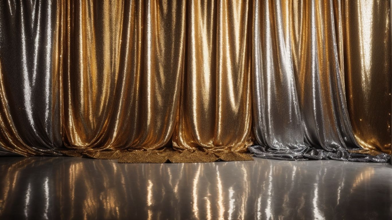 Sequin curtain photo booth backdrops