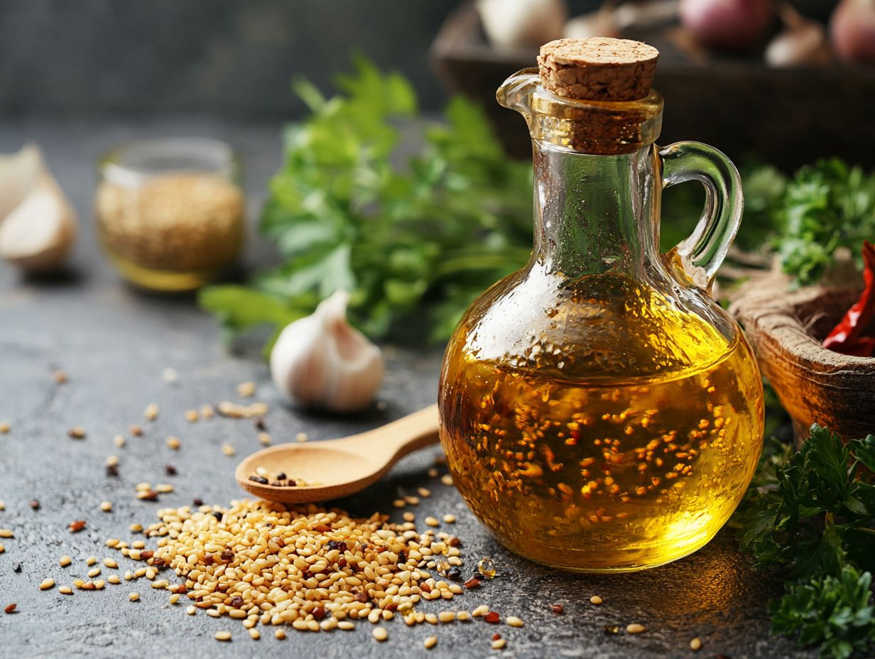 What Is Sesame Oil with Garlic?