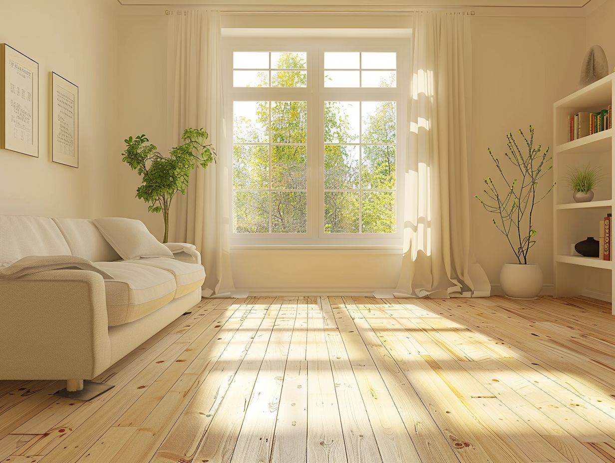 A sunny spacious living room in Austin, Texas