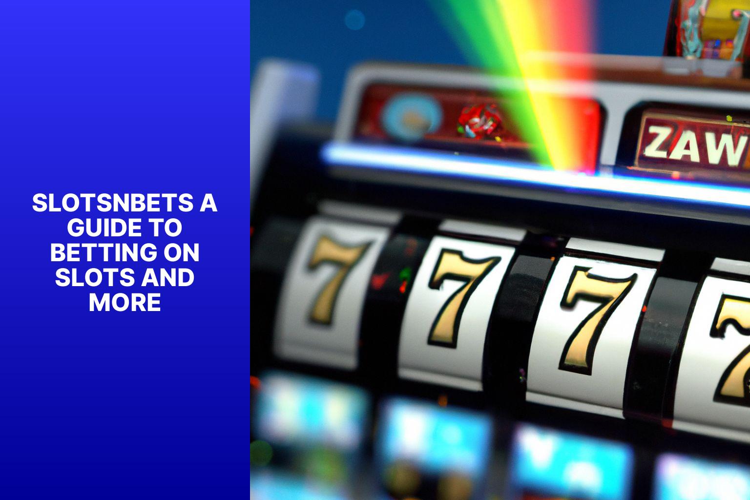 SlotsnBets A Guide to Betting on Slots and More