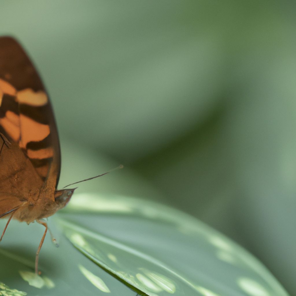 Small Brown and Orange Butterfly