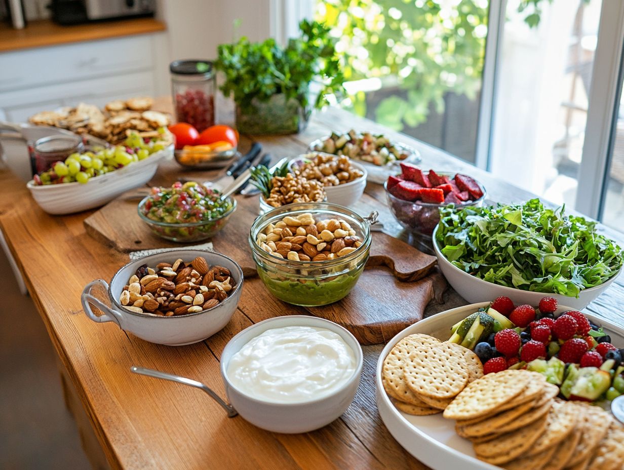 Tuna Salad on Whole Wheat Crackers
