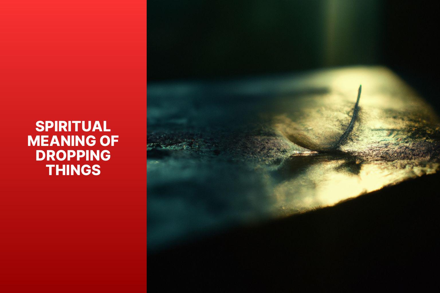 Unveiling the Deep Spiritual Meaning of Dropping Things Explained