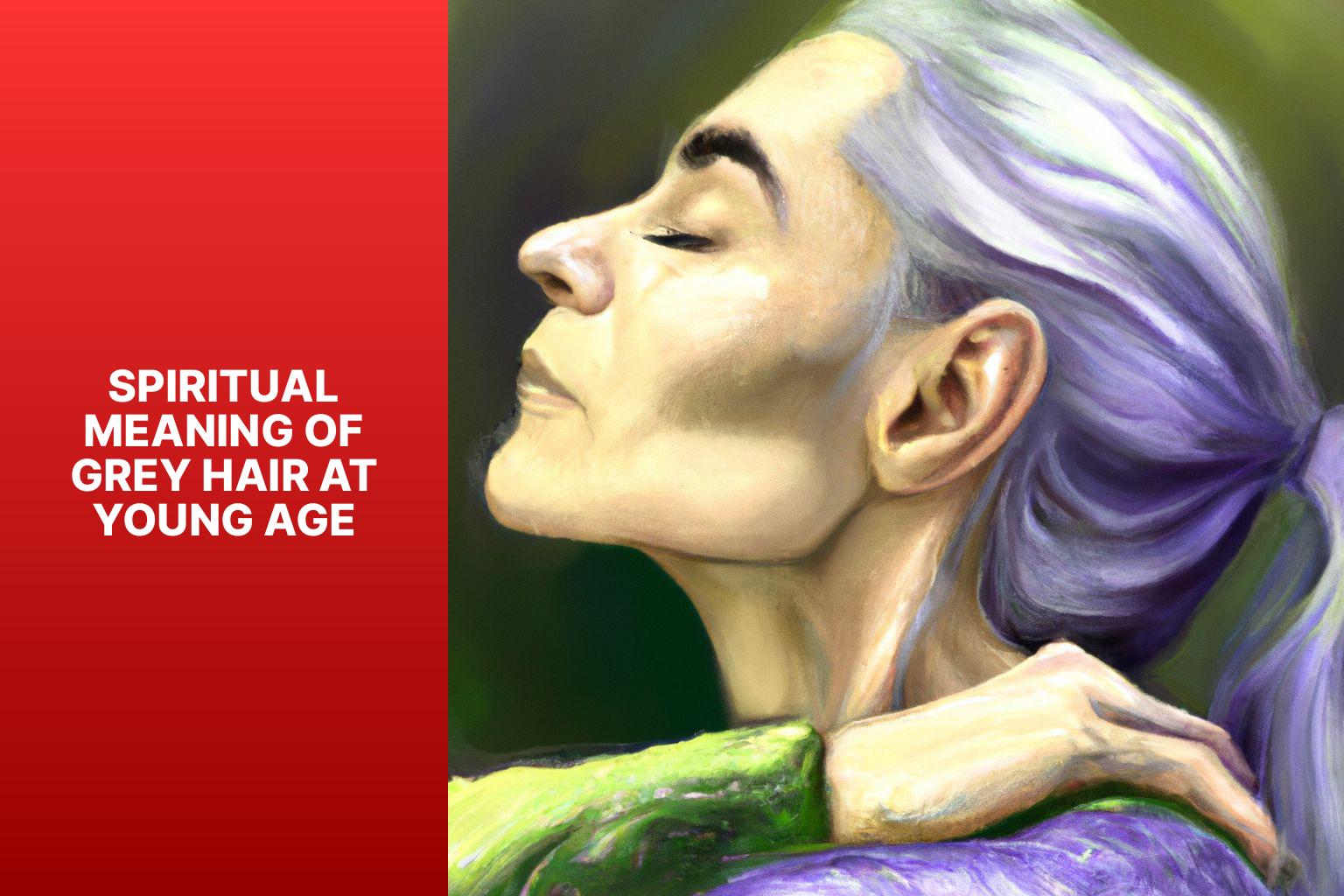 Exploring The Significance Of Premature Grey Hair Spiritual Meanings In Young Individuals 0474