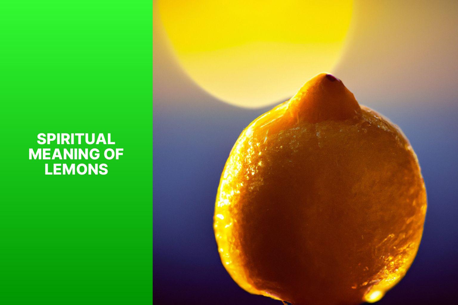 Unveiling the Spiritual Meanings of Lemons Insights into Symbolism and