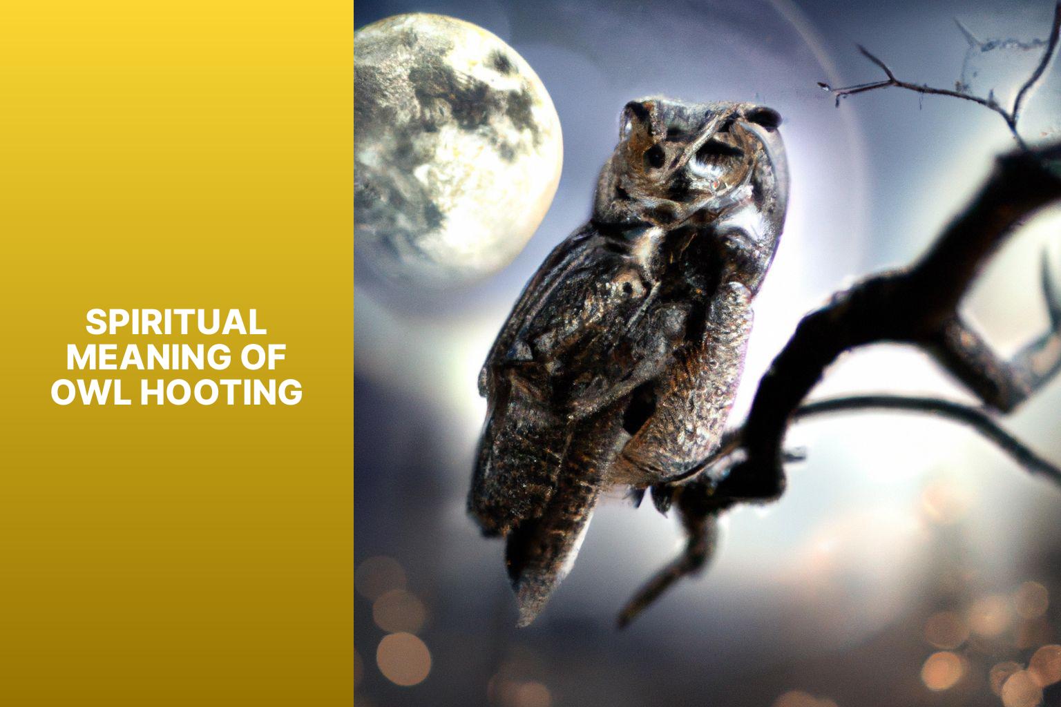 Unveiling the Spiritual Meaning Behind Owl Hooting | Understanding the 