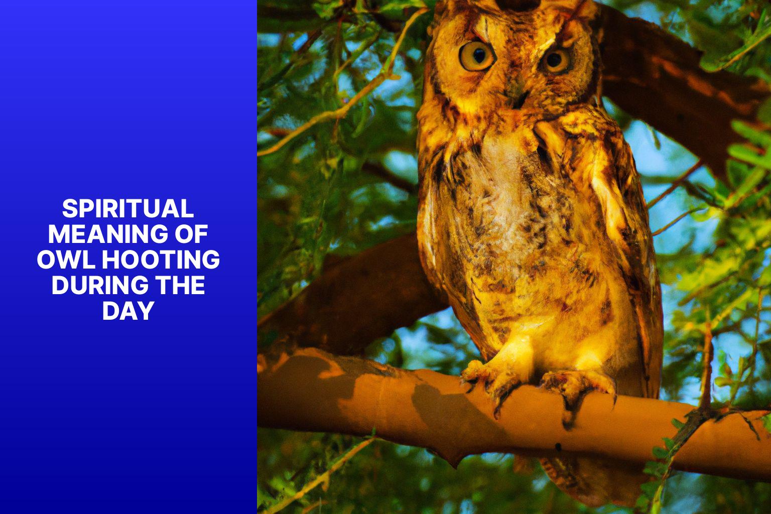 Unveiling the Spiritual Meaning of Owl Hooting During the Day