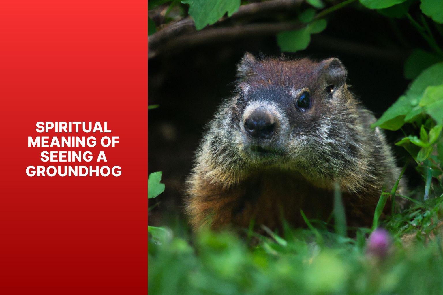 Unveiling the Spiritual Significance of Seeing a Groundhog: Exploring