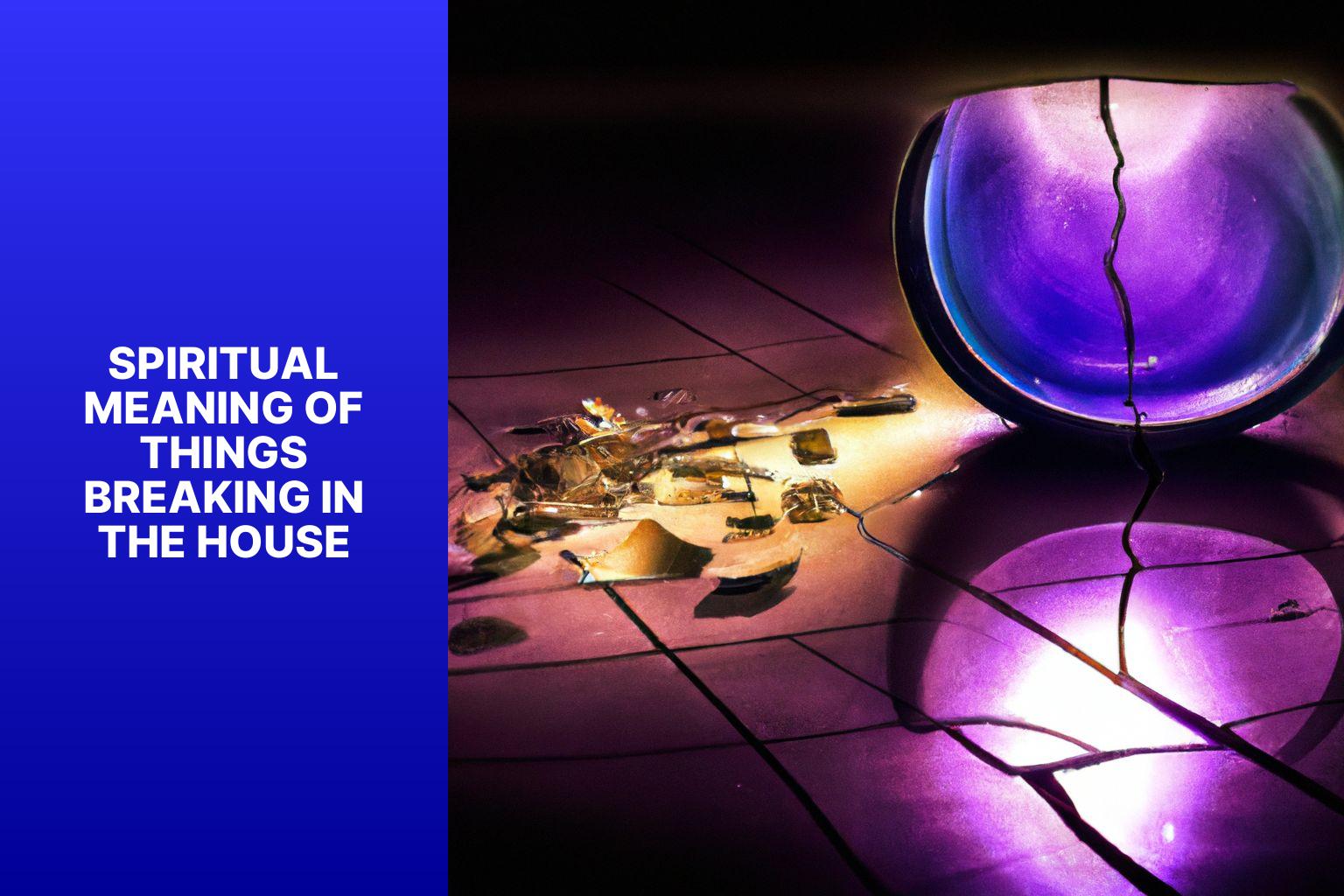 Unveiling the Spiritual Meaning Behind Things Breaking in Your House