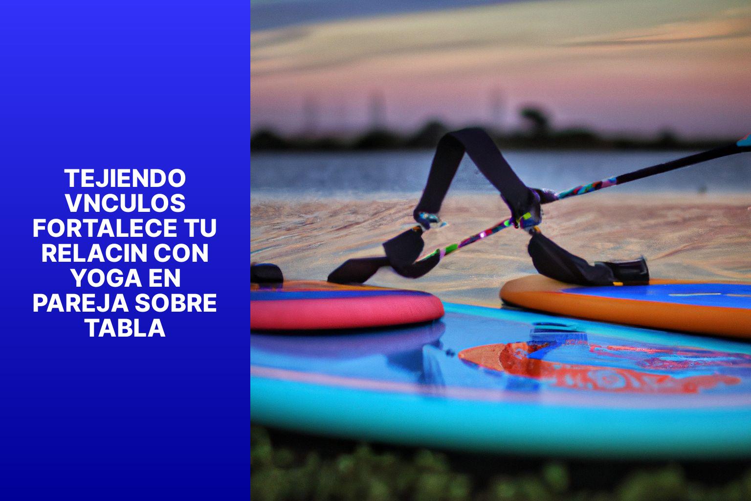 Tejiendo Vnculos Fortalece tu Relacin con Yoga en Pareja sobre Tabla