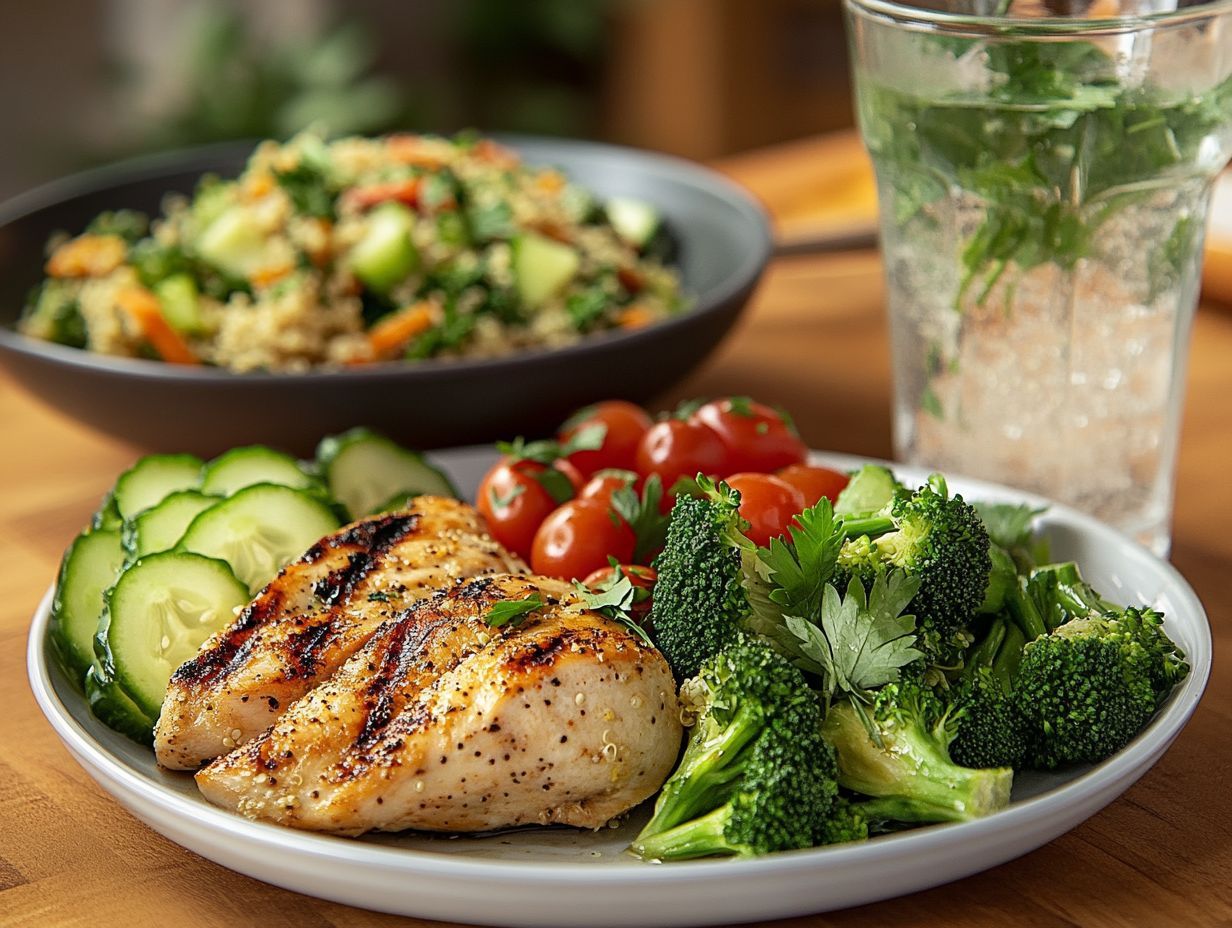 Grilled Chicken and Vegetable Skewers