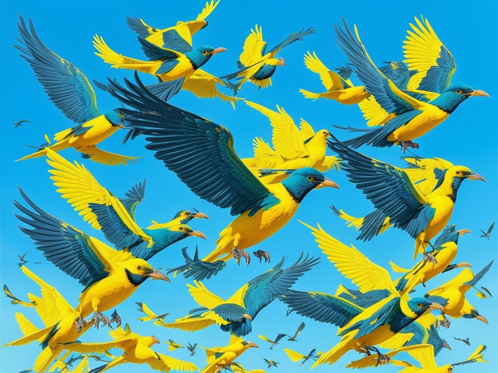 The Fascinating World Of 33 Yellow Birds With Black Wings