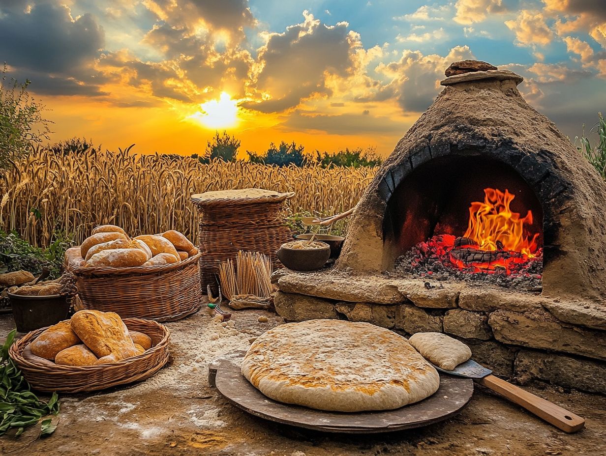 What role did bread-making play in ancient civilizations?