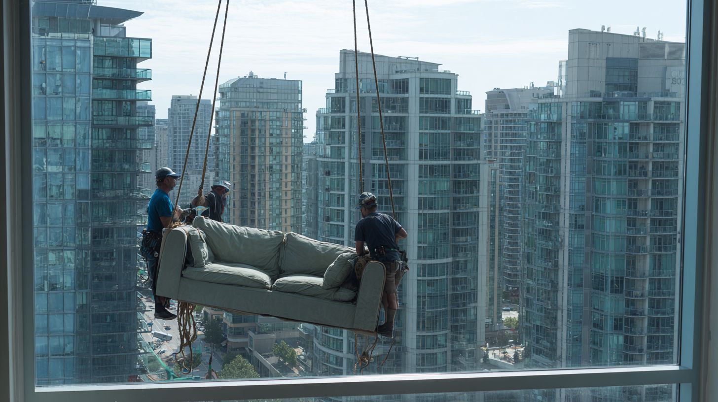 The "Hoisting" Guide: What to Do When the Sofa Won't Fit in the Elevator.