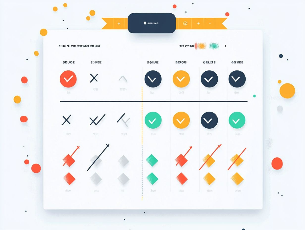 Key Takeaways for Feature Comparisons