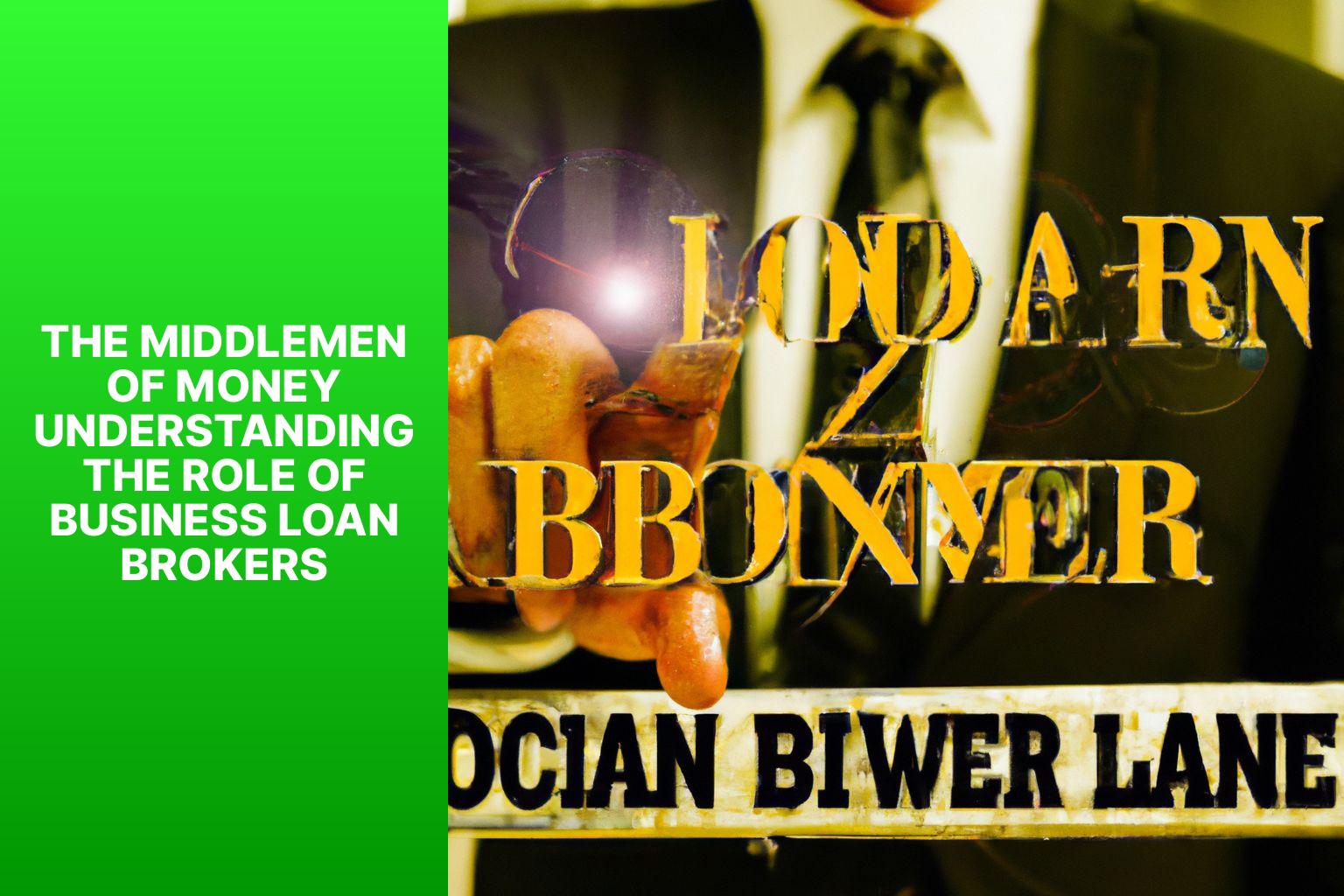 The Middlemen of Money Understanding the Role of Business Loan Brokers