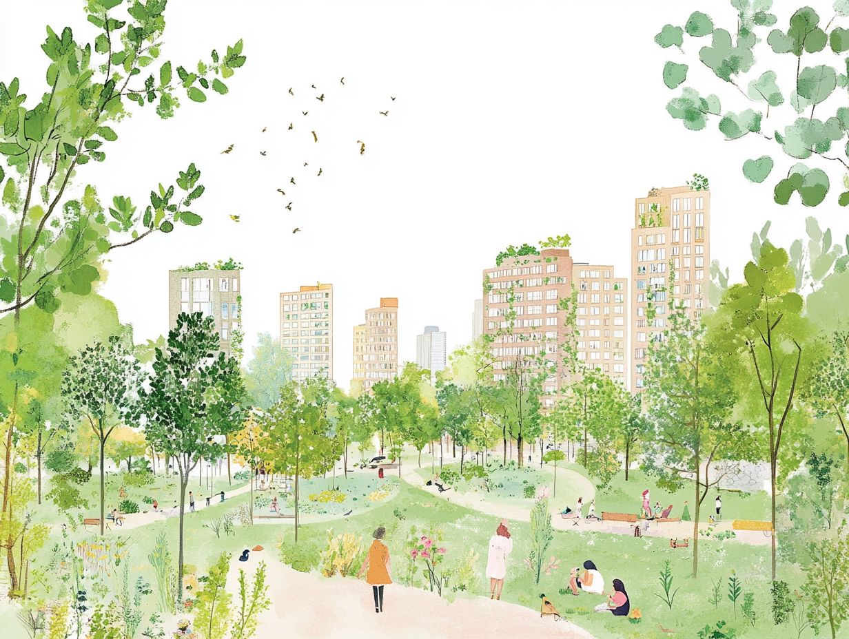 What is the role of urban planning in sustaining biodiversity and ecological networks?