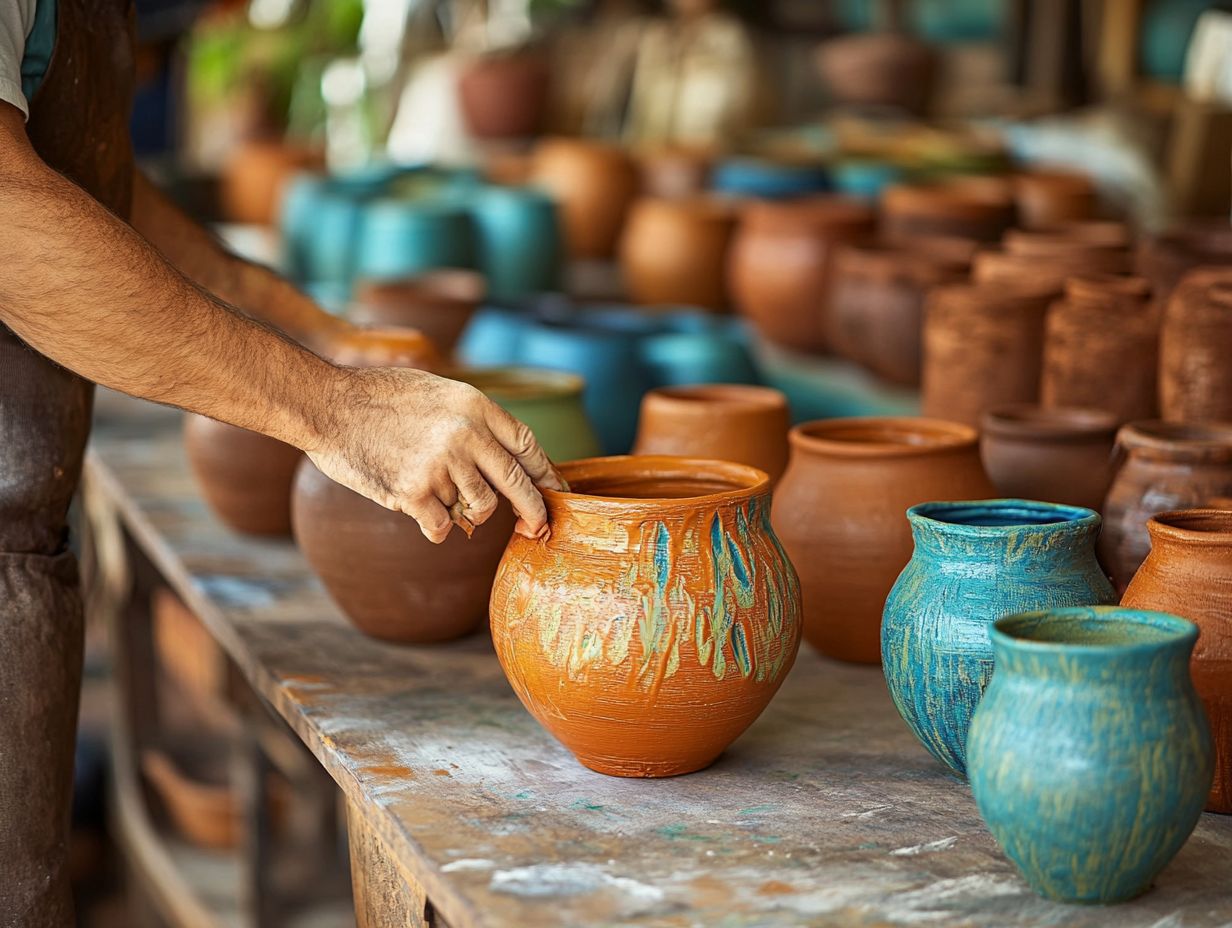 3. Coil and Pinch Techniques in Pottery