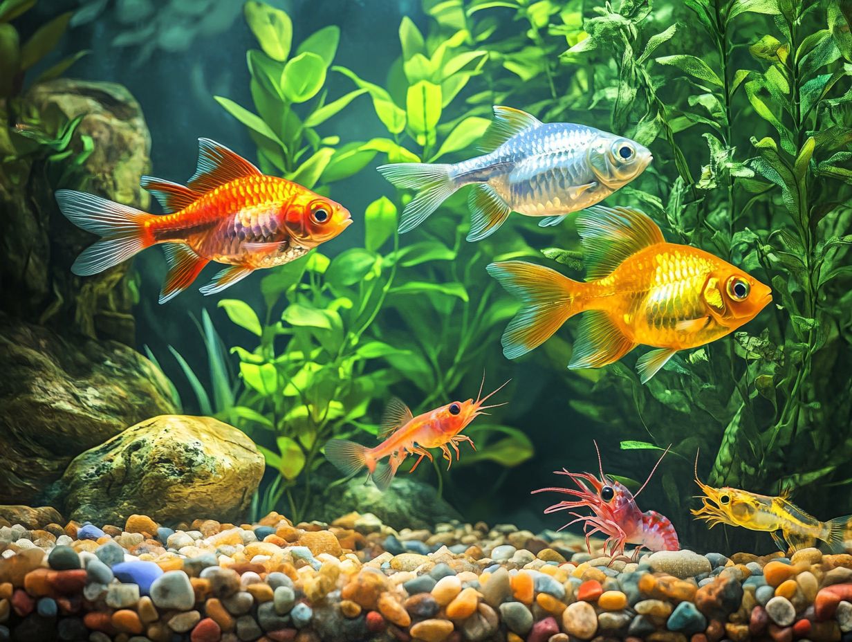 1. What are the top 5 fish for a 5 gallon tank, including the Dwarf Pea Puffer and Betta Fish?