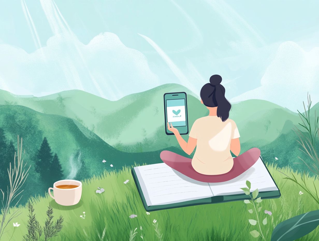 How do these apps help with a digital detox?