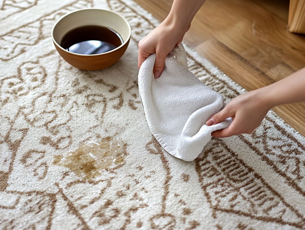 Methods for Removing Coffee Stains