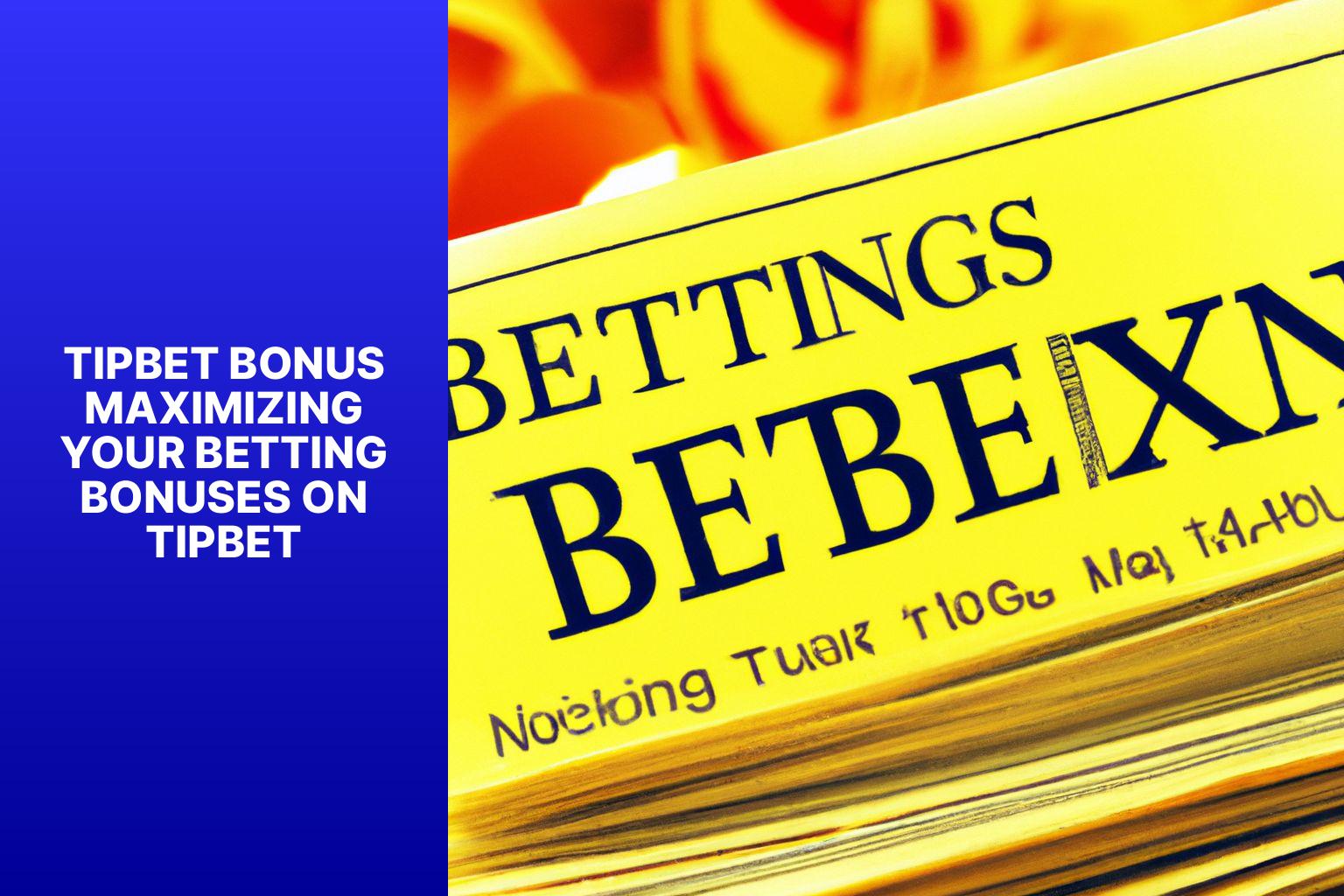 Tipbet Bonus Maximizing Your Betting Bonuses on Tipbet