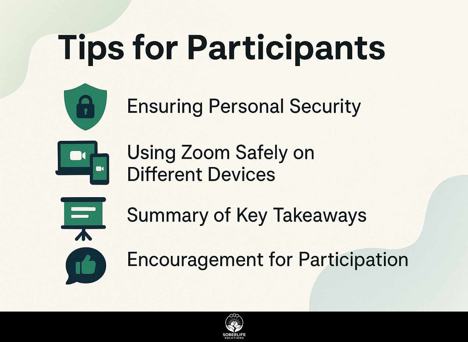 Tips for Participants