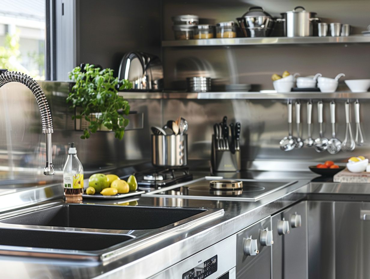 A modern home kitchen setting