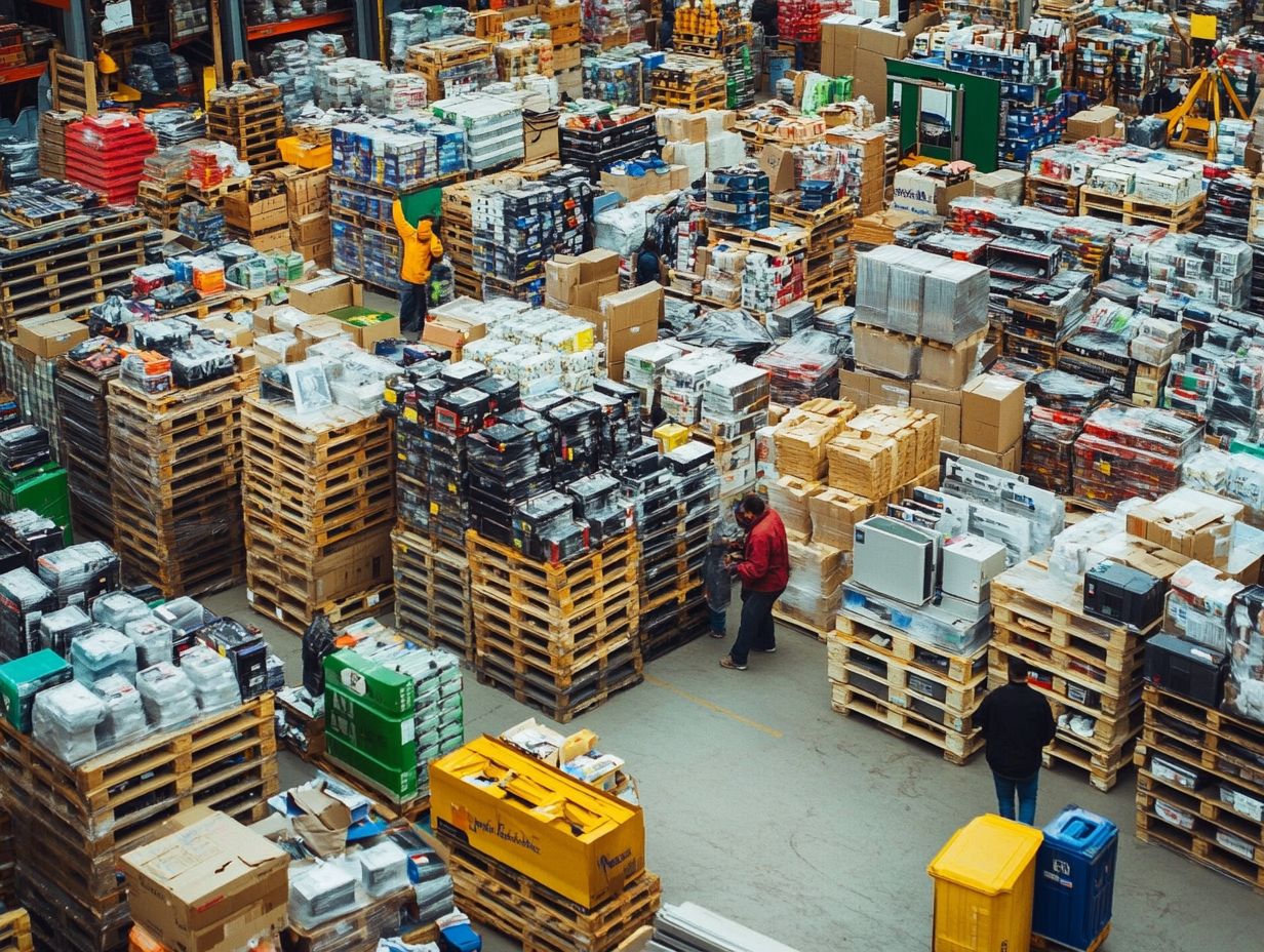 Liquidation pallets key takeaways infographic