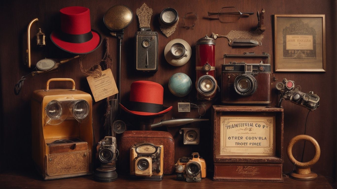 Vintage photo booth props
