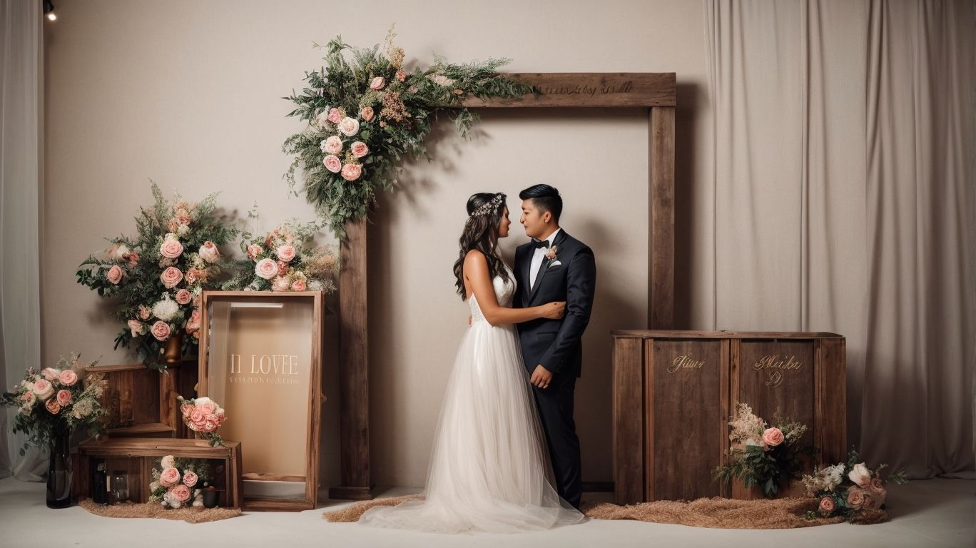 Wedding photo booth frame ideas