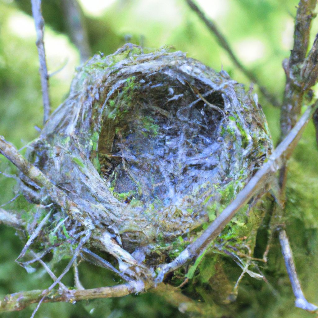 Welcher Vogel baut ein Nest aus Moos